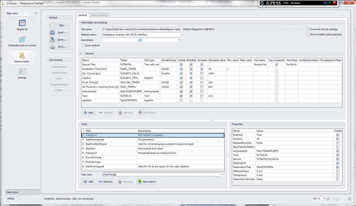 Screenshot Method editor
