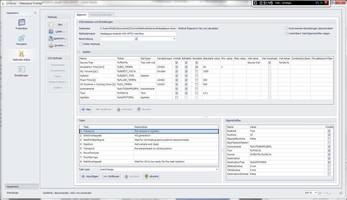Screenshot Methoden Editor