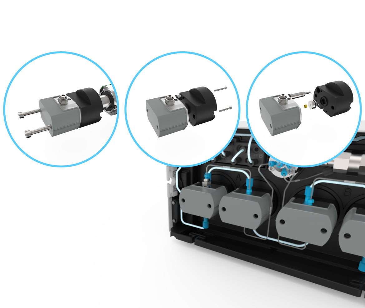 Grafik Präzise und einfach zum wartende UHPLC Pumpe